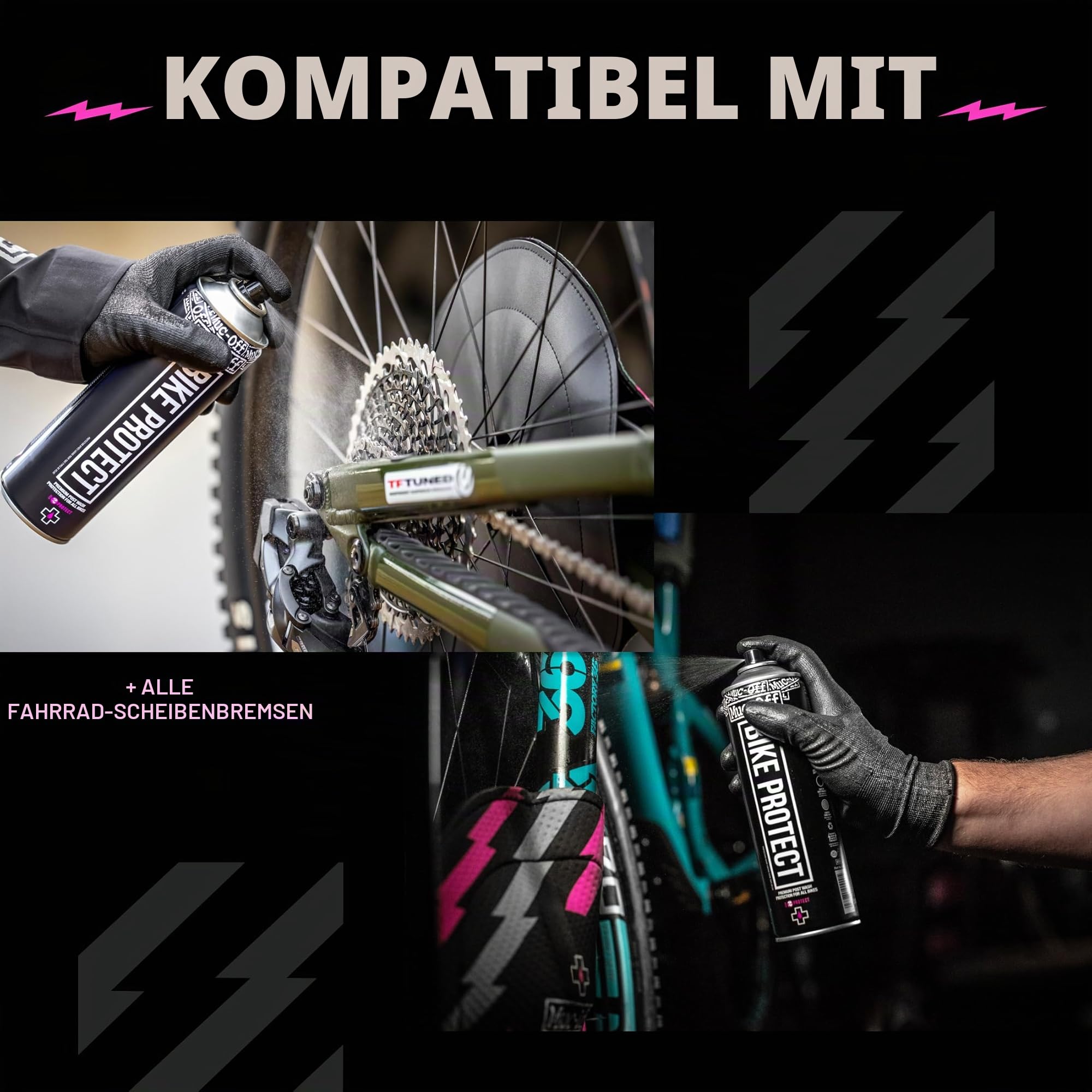 Muc-Off Bremsscheiben Schutz Bolt für Scheibenbremse Fahrrad, 2er Set – Waschbare Neopren-Hüllen für Scheibenbremsen – Schutz vor Übersprühen und Transportschäden – Idealer Zusatz für Fahrradpflege