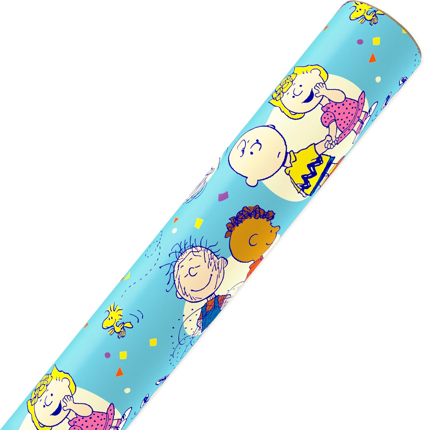American Greetings 40 sq. ft. Reversible Peanuts Wrapping Paper for All Occasions (1 Roll, 30 in. x 192 in.)