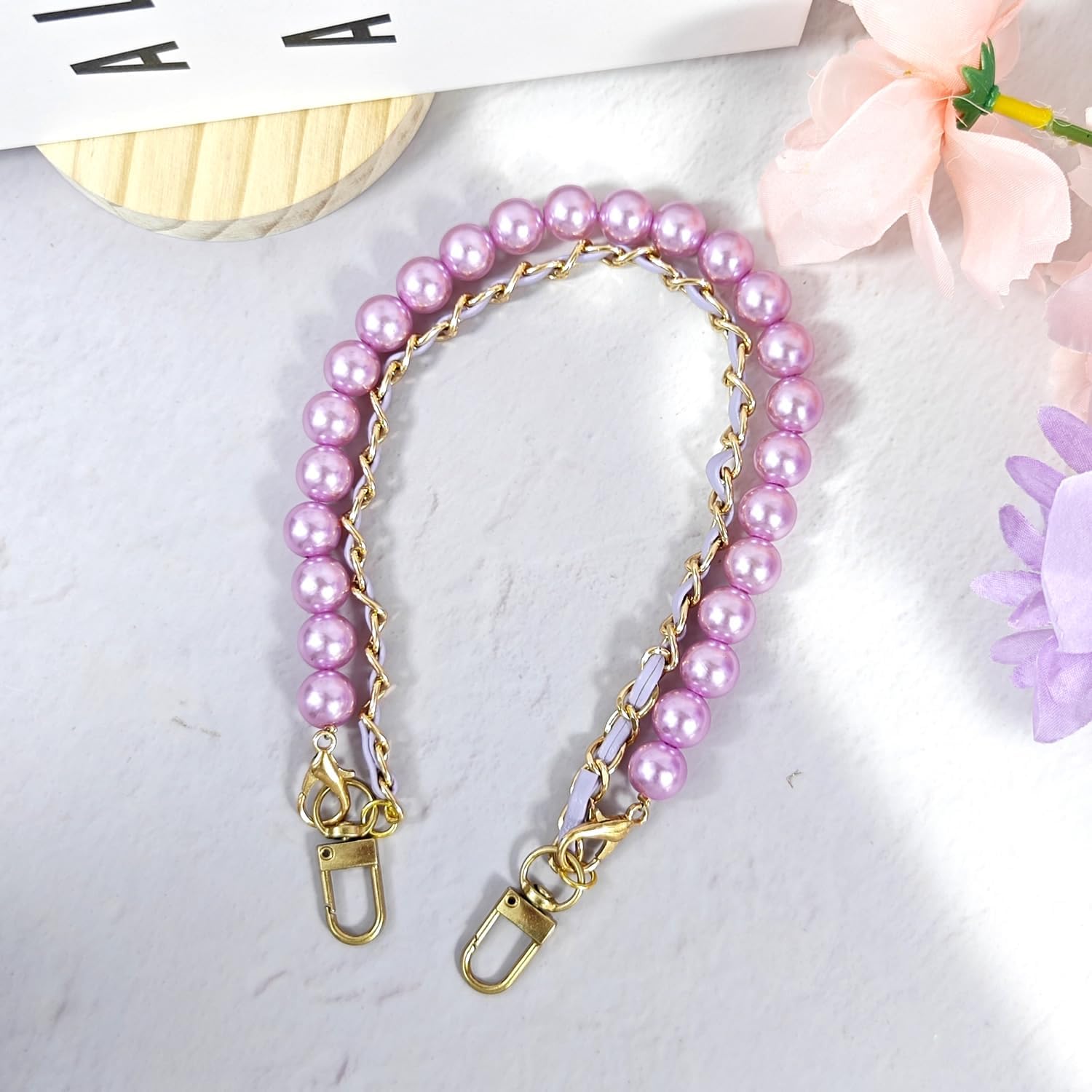 6Pcs Letter Accessories for Owala Water Bottle 24oz 32oz 40oz, with Cute Initial Charm and Handle Strap, Compatible with Owala Free Sip, Kids Bottle,Stanley Cup Accessories image 5