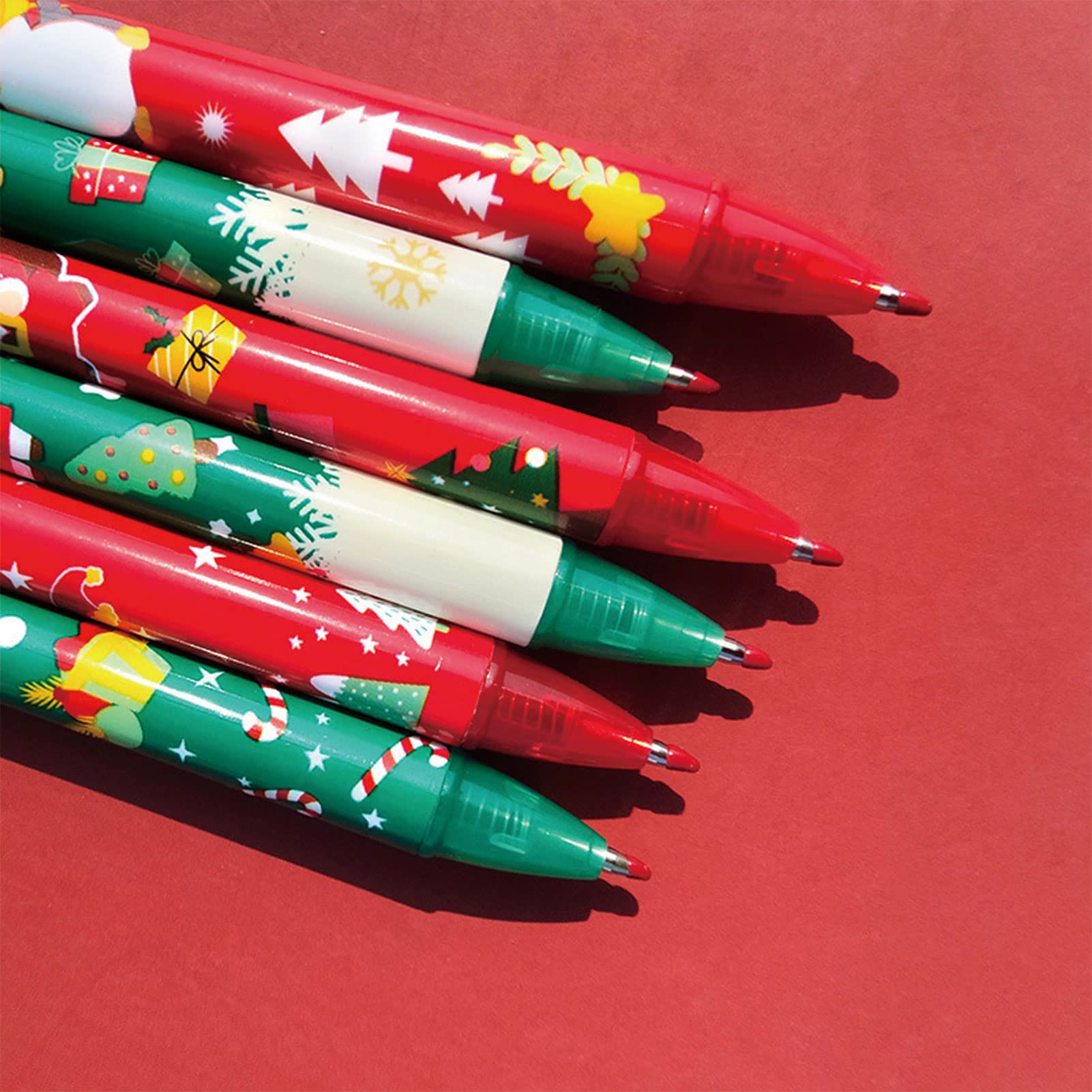 6 Pcs Gel Ink Pens Cartoon Retractable Pens Cute Animal Pen 0 5mm Ballpoint Pen Office School Supplies — view 6