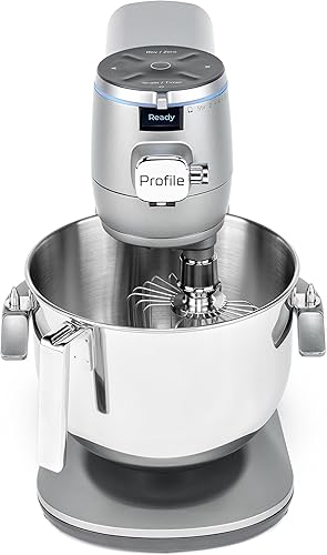 GE Profile Batidora de pie inteligente con báscula inteligente integrada y tecnología de detección automática, cuenco de acero inoxidable de 7