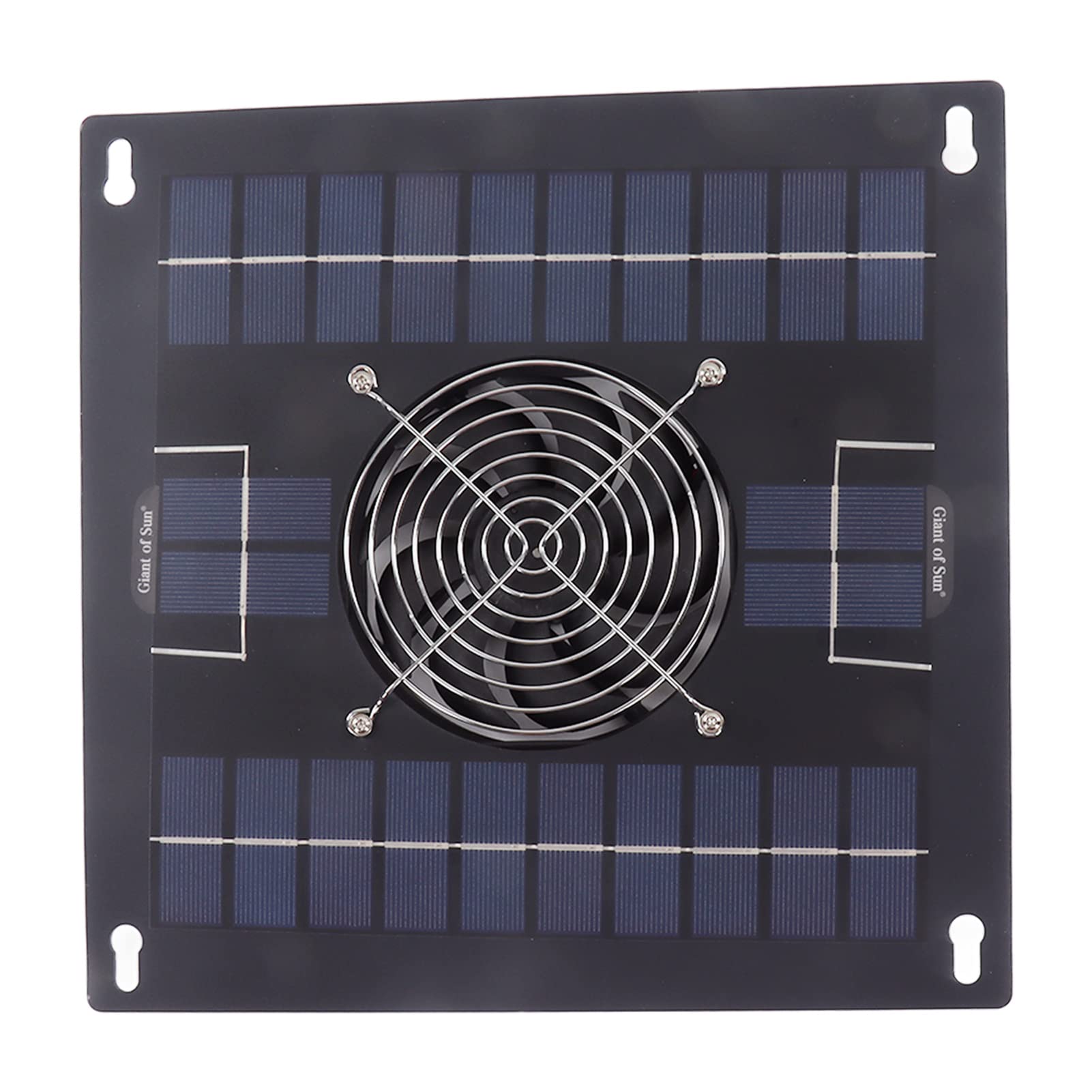 Qcwwy Set di Ventole di Scarico a Pannello Monocristallino Ad Energia Solare per Serre, Capannoni, Pollai, Ventola Solare a Basso Rumore per Raffreddamento e Ventilazione, Ventola a