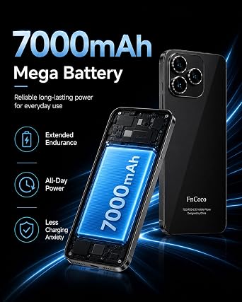 A16 Pro Max Unlocked Android Phones, Black