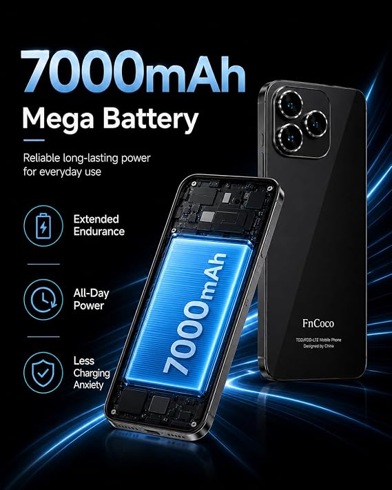 A16 Pro Max Unlocked Android Phones, Black