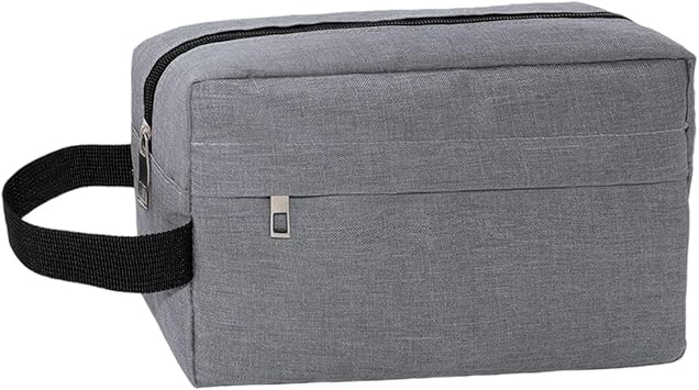 Multipurpose Portable Hand Carry Bag with Reinforced Corner for Cosmetics Digital Gear Travel Essential and Individual Items Toiletry Bag