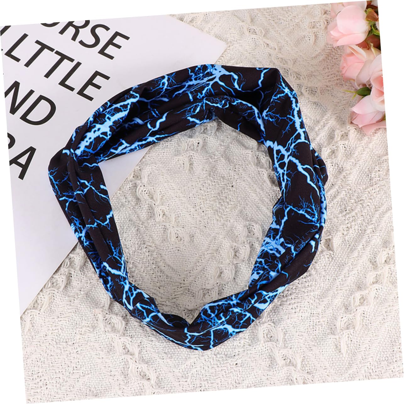 Ceinture Anti-Transpirante pour Homme Et Femme Élastique pour Cheveux avec Clips Accessoire De Fitness