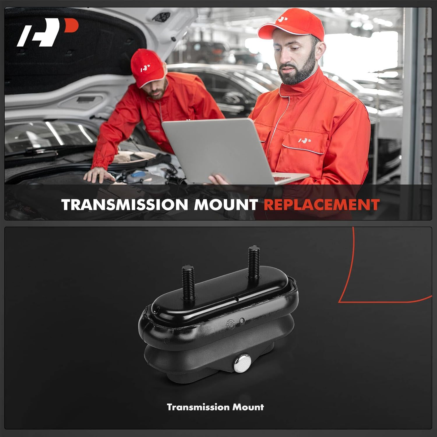 A-Premium Transmission Mount Compatible with Buick Lucerne 2006-2008 3.8L 4.6L, Lucerne 2009-2011 3.9L 4.6L & Cadillac DTS 2006-2011 4.6L