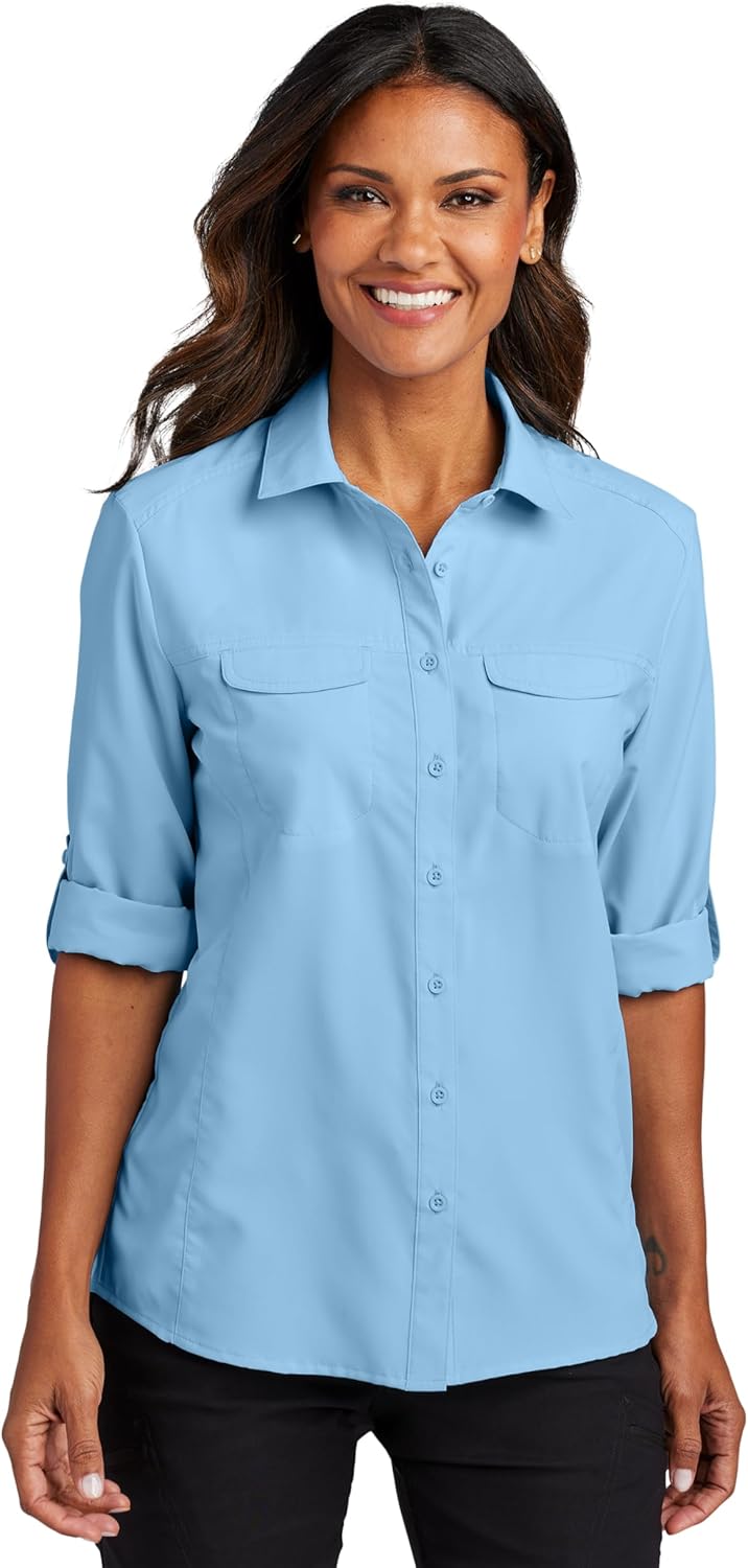 Port Authority Ladies Long Sleeve UV Daybreak Shirt