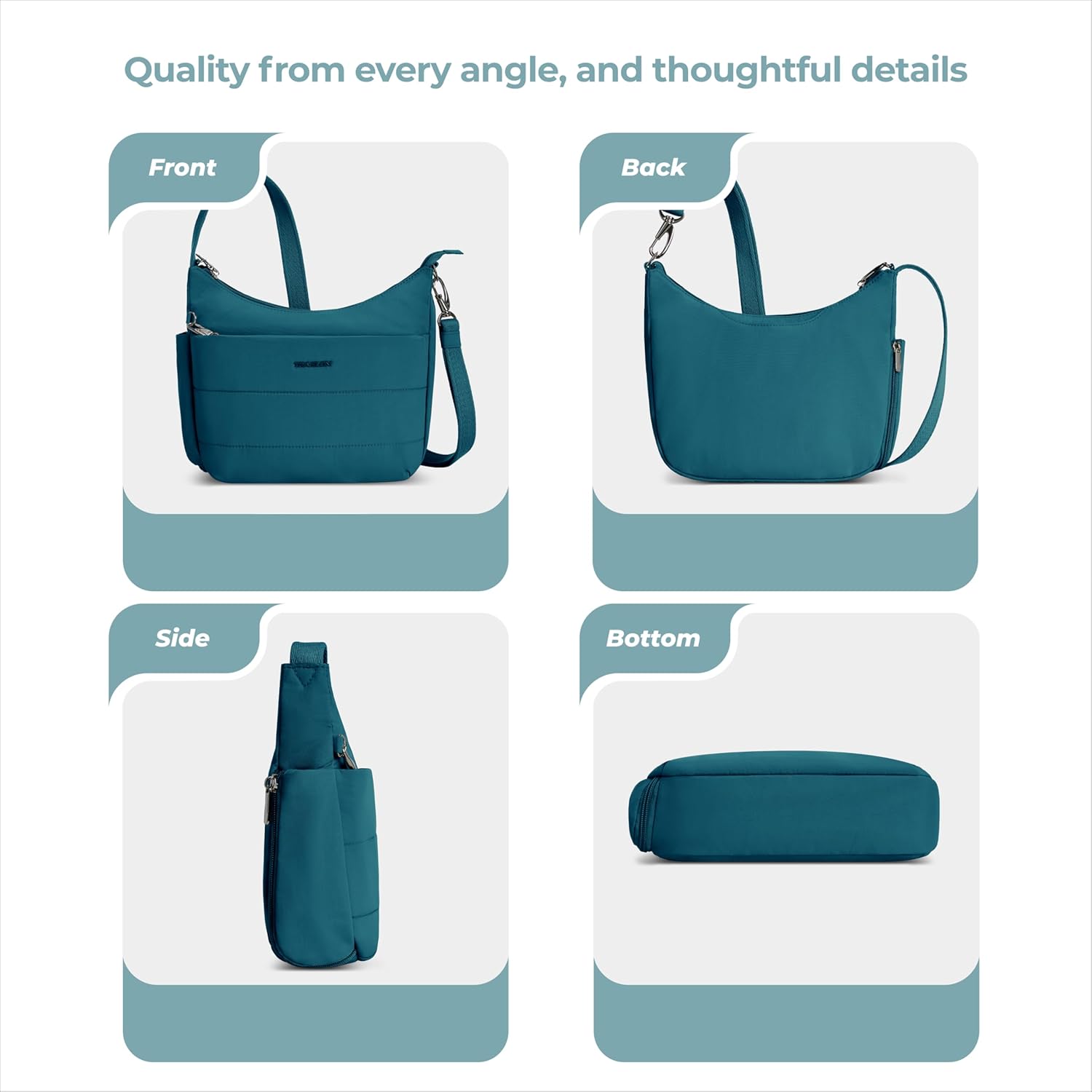 Travelon Anti-theft Roam Medium Crossbody - Image 5