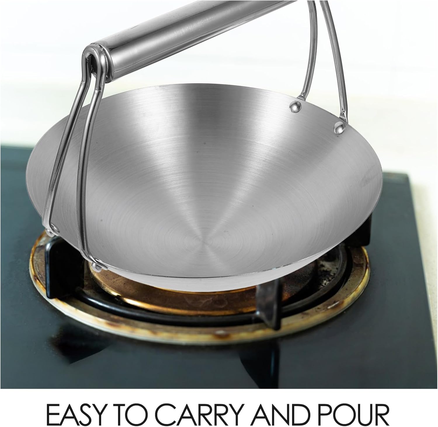 Stainless Steel Tofu Ladle Handle Kitchen Tool Tofu Scoop Easy Clean Versatile Pot