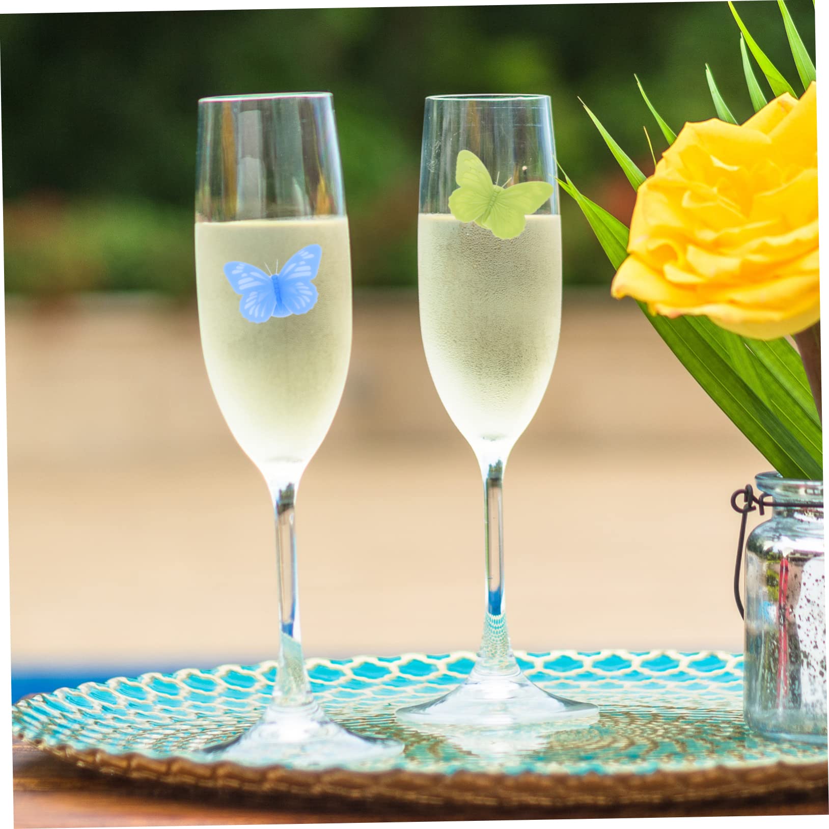 Cabilock 12pcs Creative Silicone Drink Markers Wine Glass Charms for Easy Identification at Parties and Gatherings Festival Supplies for Wine Lovers