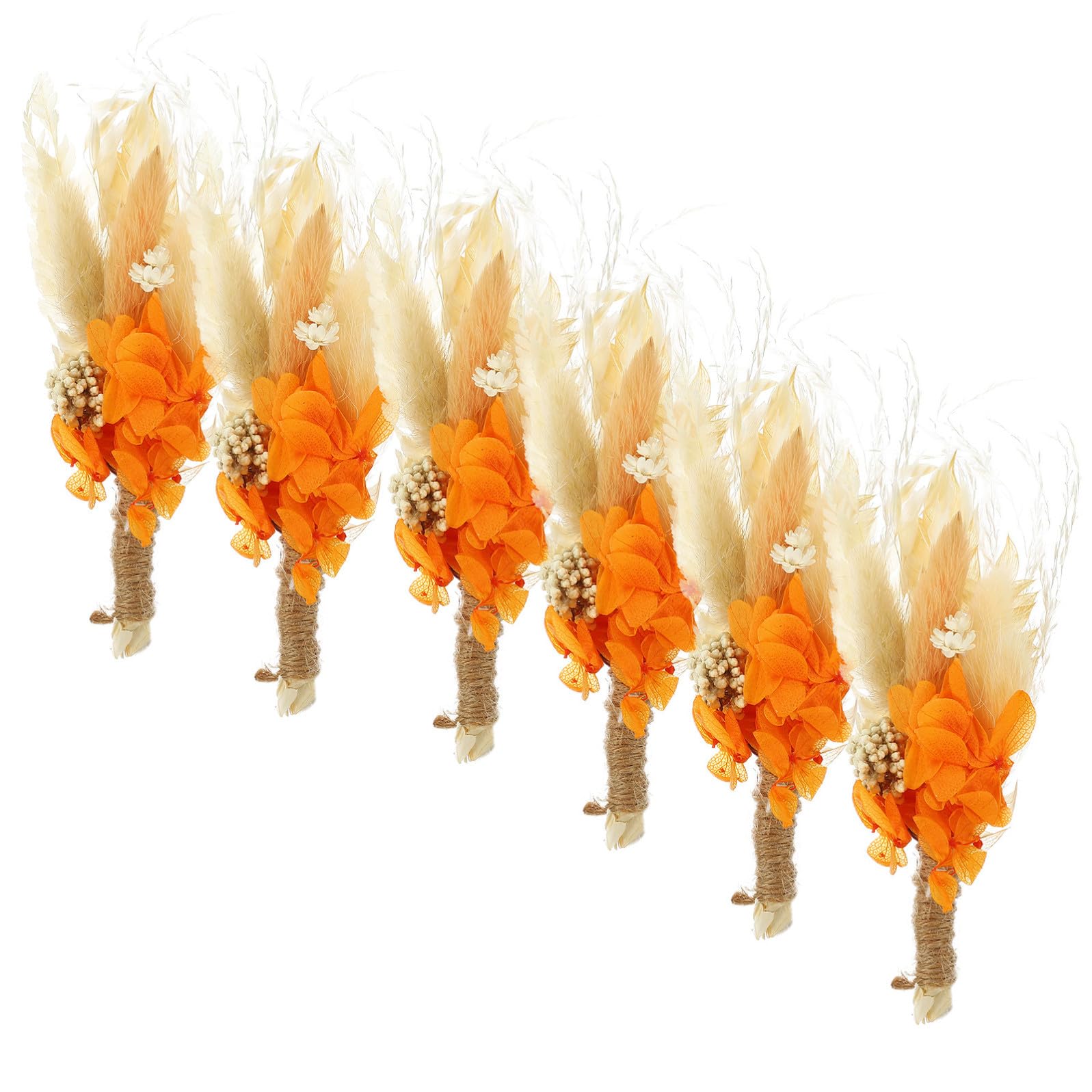 ABOOFAN 2 Pezzi 6 Fiori Pressati Bouquet Fiori Secchi Per La Decorazione Della Casa Stile Paesaggio Matrimonio Natale Elegante