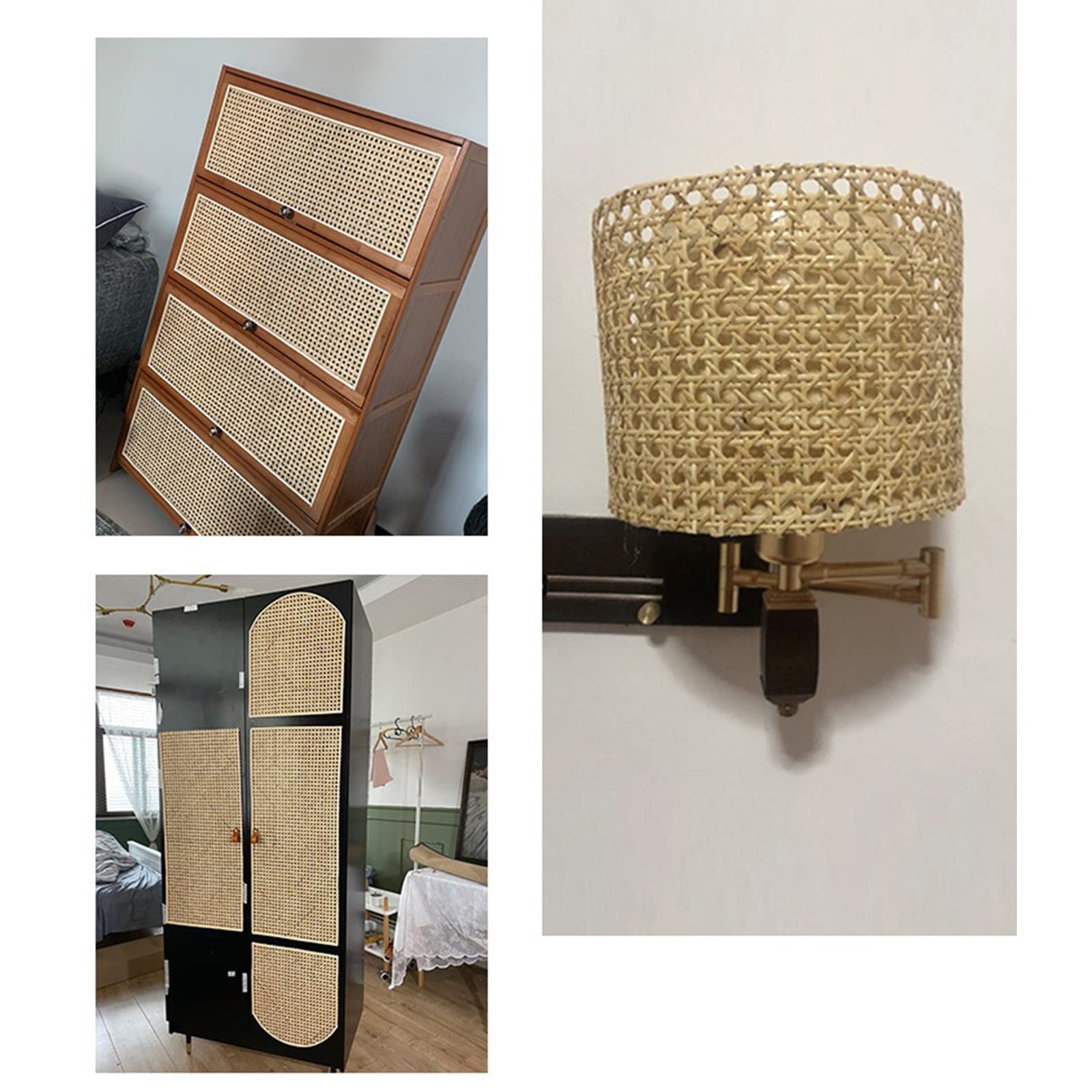 18 Width Rattan Pressed Cane Webbing Sheet For Caning, 58% OFF