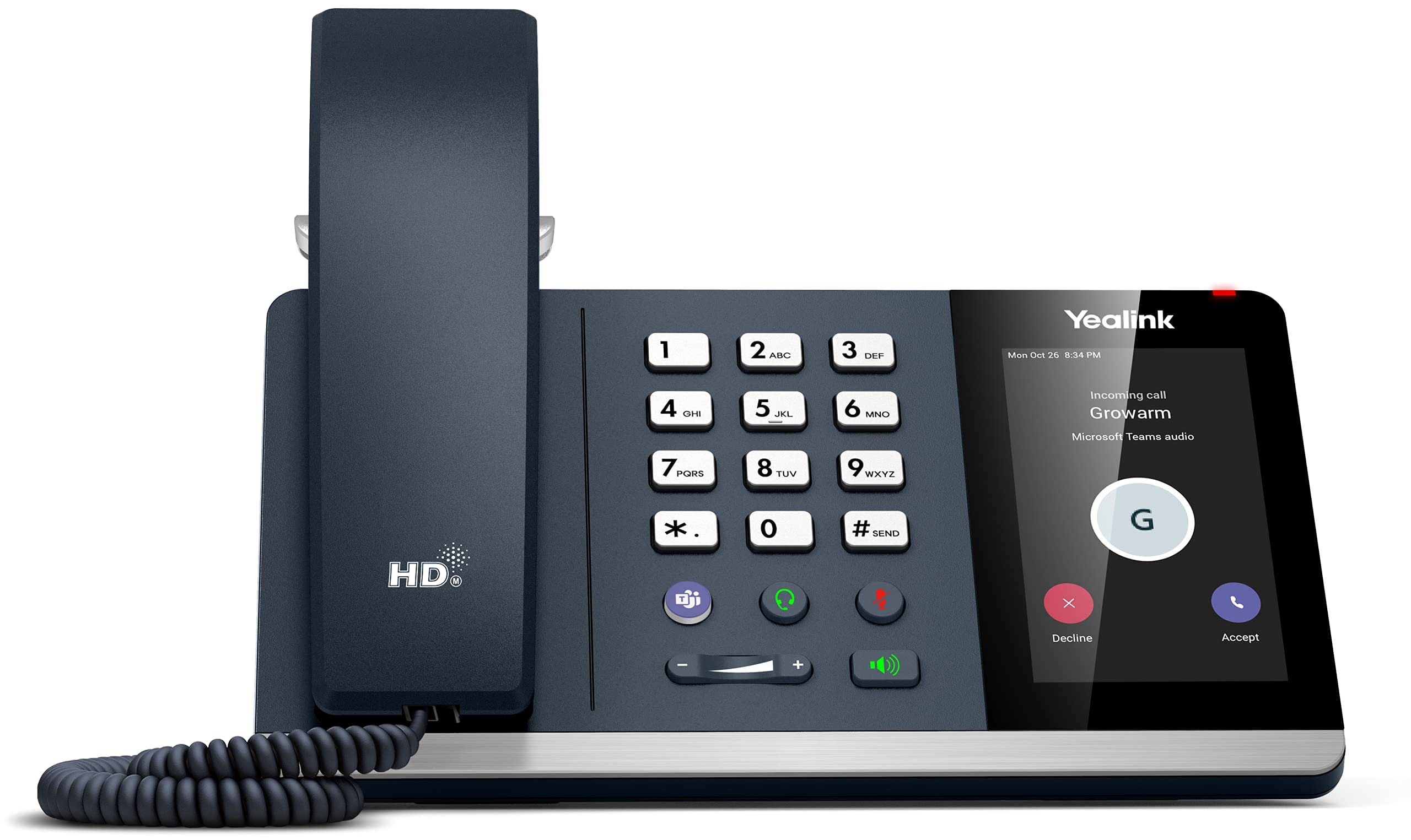 Yealink MP54-TEAMS Cost-Effective IP Phone for Teams (Renewed)