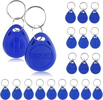 125KHz RFID keychain proximity identification card token tag keypad card