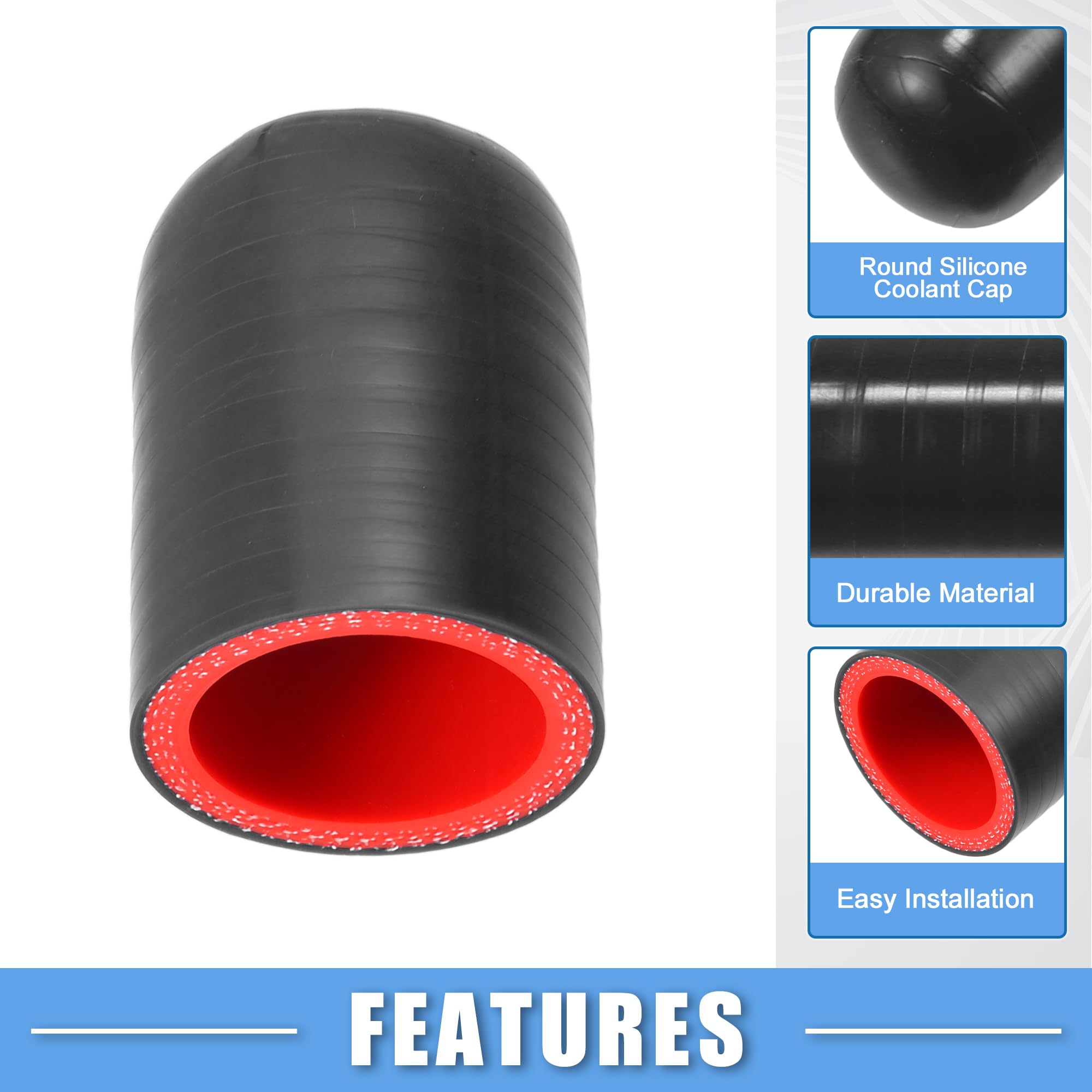 Bouchon De Radiateur En Silicone Renforcé 35mm ABSOPRO - Étanche Et Durable Pour Voiture