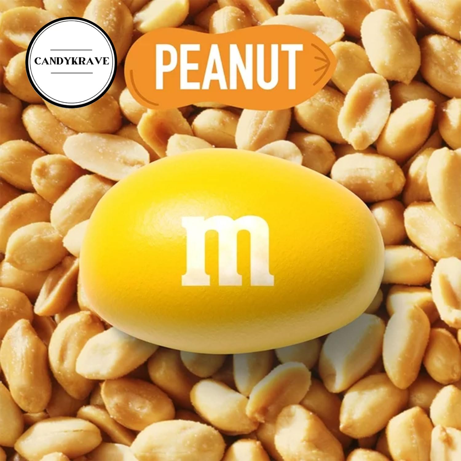 M&M Peanuts & Milk Chocolate Candy - 2 lbs Bulk Pack - Individually Wrapped Fun Size Candy for Freshness - Colorful Delicious Sweets for Kids, Adults, Pantry, Office & Birthdays