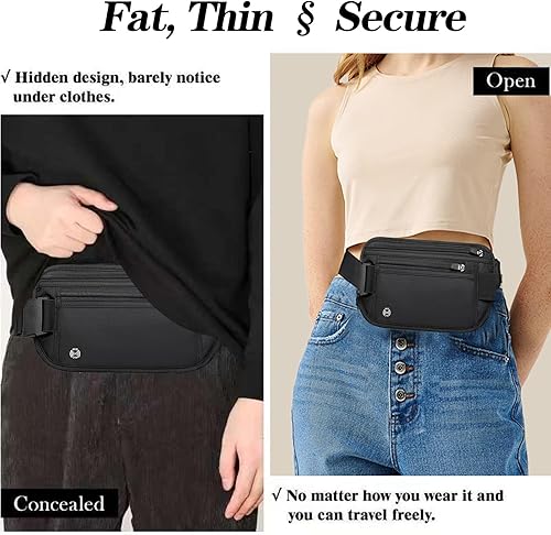 Miniatura 7 de Cinturón de dinero oculto, Negro1, Negro2