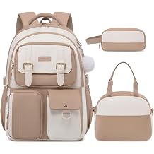 Backpack for Girls, School Backpacks for Teen Girls with Lunch Box