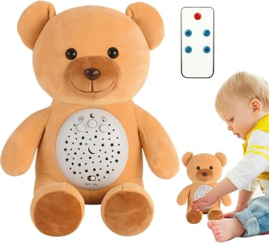 Stuffed Animal Projector White Noise Comfort Doll