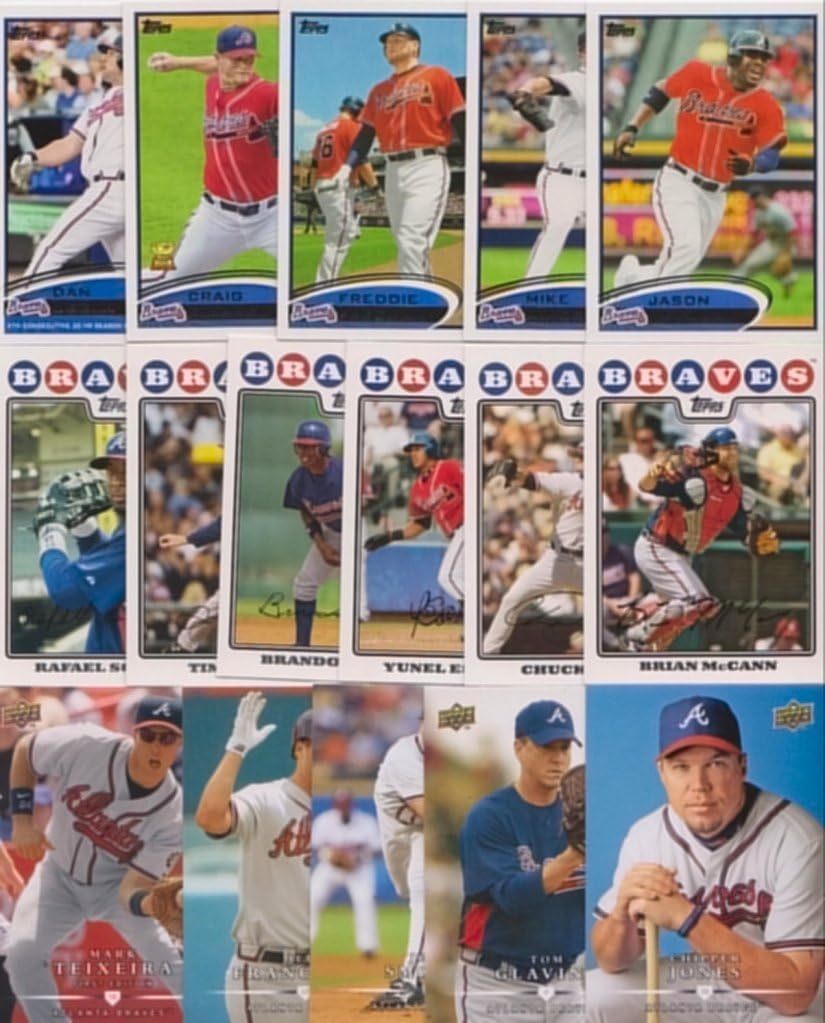 Atlanta Braves / 1000 Braves Baseball Cards - All Different with 2025 Topps! Spencer Strider! Ozzie Albies! Austin Riley! Includes Topps, Bowman, Upper Deck and more!