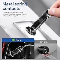 Vista 5 de TAIFU Cable de alimentación de 12 V/24 V CC para refrigerador de coche para Euhomy CFC-18, BougeRV CR22, Alpicool C15, ICECO GO20, Anker SOLIX