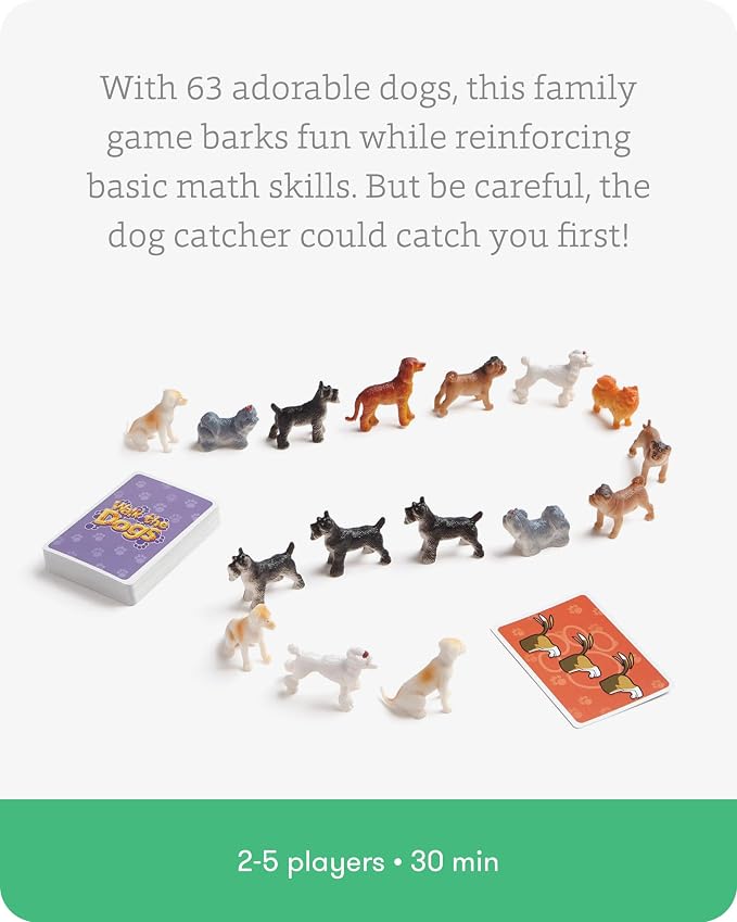 SimplyFun Walk the Dogs juego matemático para niños miniatura 3