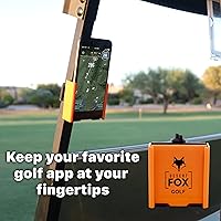Vista 8 de DESERT FOX GOLF Phone Caddy – Adjustable Golf Cart Phone Holder with Secure Strap for Hands-Free GPS & Golf Apps – Universal Fit