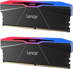 Lexar RGB DDR5 RAM 32GB Kit (2x16GB) 6000MHz CL28, 288-Pi…