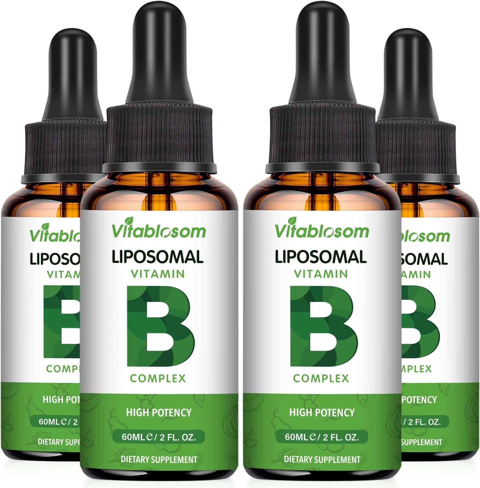 Amazon.com: Liposomal Vitamin B Complex Liquid Drops,Sublingual ...