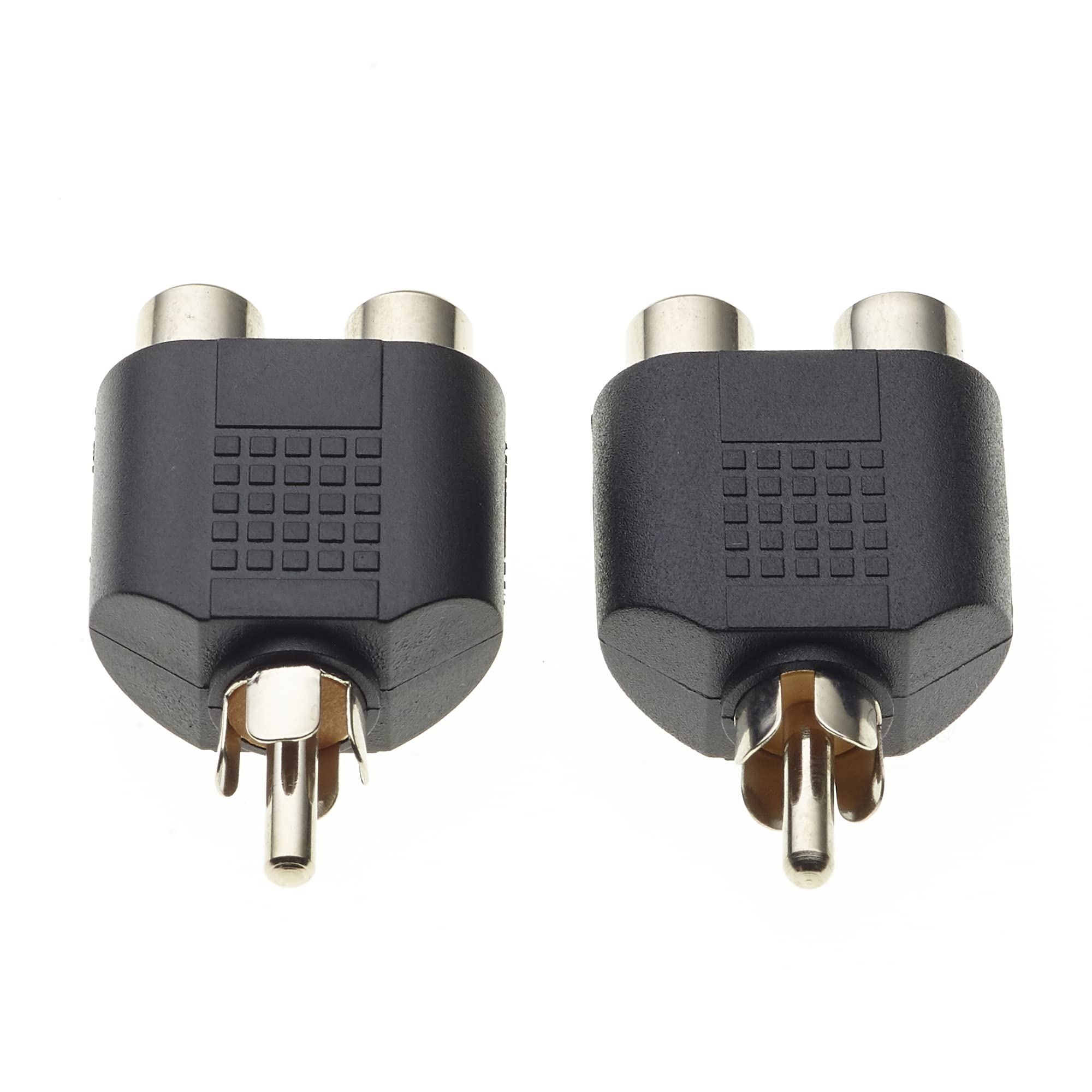 2 Splitter Adattatore RCA Y 1 Maschio A 2 Femmine Cavo Audio 4pollici VitalWave