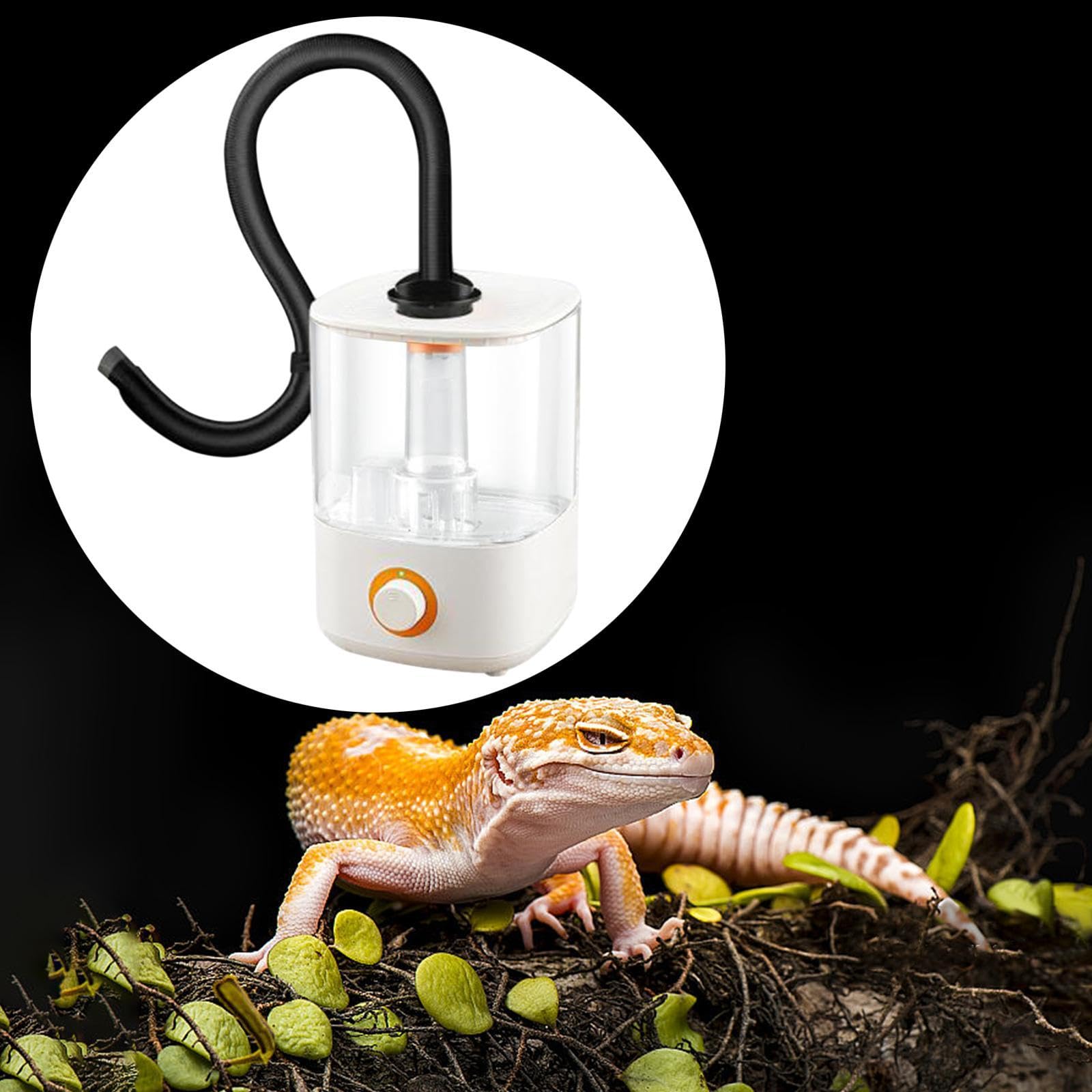 Reptile Humidificador con Tanque de Agua Grande Y Extensible Máquina de Niebla Silenciosa para Reptiles Y Tortugas Automático Adecuad
