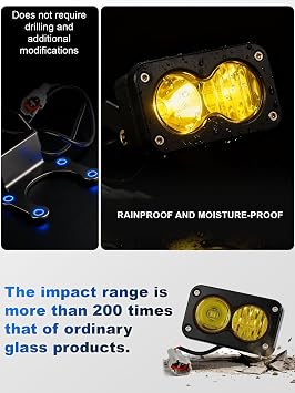 Motorcycle Headlight for Surron Light Bee Talaria Sting MX3 MX4 Yellow