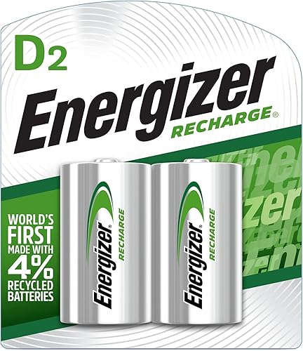 Miniatura 2 de Energizer Baterías AAA recargables, batería NiMH triple A de 700 mAh precargada para 1000 ciclos y baterías D recargables, paquete de 8 pilas AAA