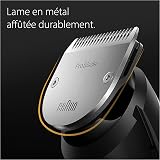 Braun beard trimmer, trimmer/hair clipper men, 40 settings, charging station, travel case, beard stencil, 180 min. wireless operation time, waterproof, BT9440, packaging may vary - 3