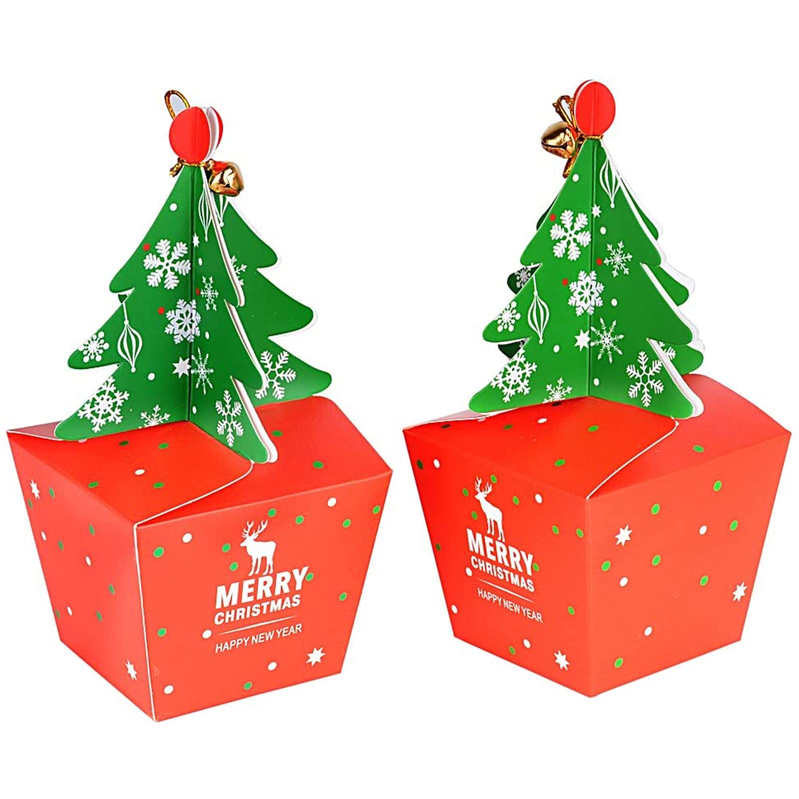 Amazon.co.jp: クリスマスギフトボックス、収納キャンディビスケット