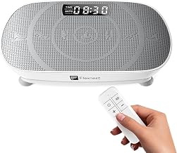 Flexnest 3D Vibration Plate Exercise Machine for Weight Loss & Toning, Whole Body Vibration Platform Massager with Remote, 10 Modes, 150kg Max Load, Home Gym Fitness Machine for Calorie Burn (White)