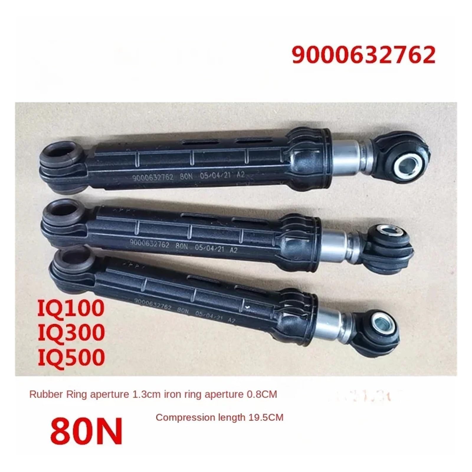 3 pezzi, compatibile con Siemens, compatibile con Bosch, ammortizzatore for lavatrice a tamburo 9000632762