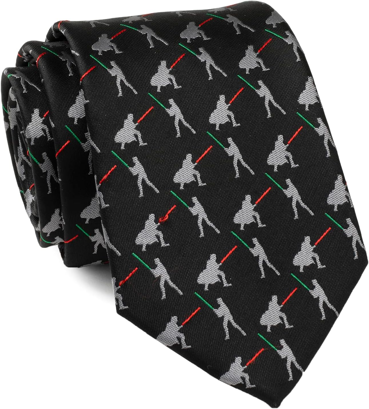 Cufflinks Inc. Vader v. Luke Battle Lightsaber Black Mens Tie