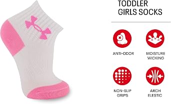 Under Armour girls Multi Pack Quarter Sock