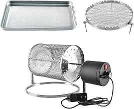 Torrador de grãos de café, torrador de café, economia de energia, máquina seca de castanhas, secador de alimentos, 110v, máquina de torrefação de, 18x14cm