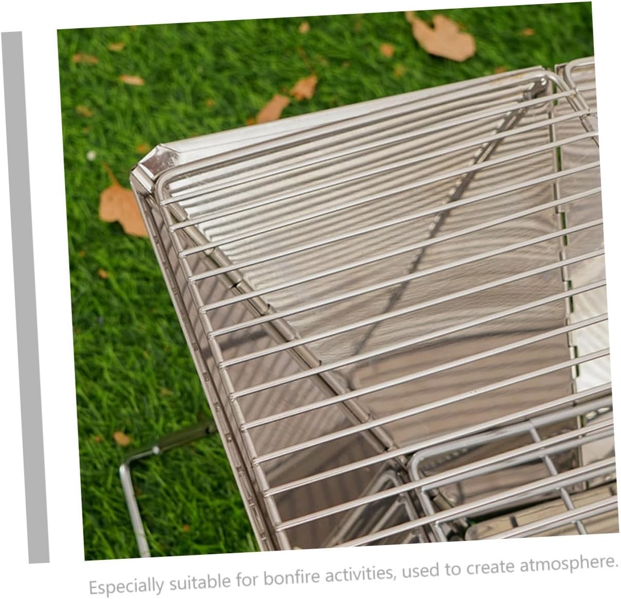 Professional Portable Folding Camping Grill Wear-resistant Barbecue Rack Compact Outdoor Cooking Stove for Hiking and Tailgating