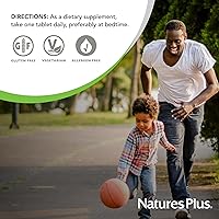 Vista 5 de NaturesPlus Herbal Actives - Arroz de levadura roja de liberación extendida, 600 mg, 60 tabletas, paquete de 2, apoya el bienestar general