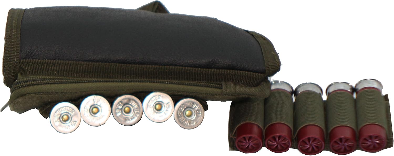 Fox Outdoor Products Shotgun Butt Stock Cheek Rest, Olive Drab, 8" x 4.75", Right : Gun Ammunition And Magazine Pouches : Sports & Outdoors