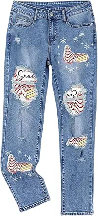 Generisch Pantalon De Jogging Pour Femme - Pantalon De Noël - Pantalon