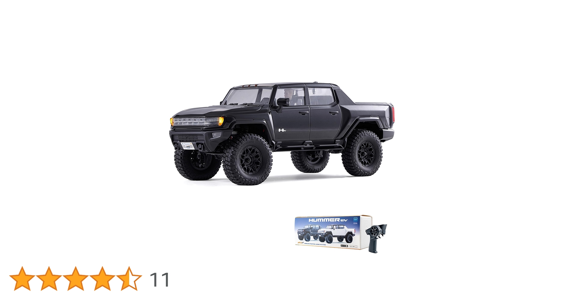 FCX18 FMS 1/18 Hummer EV RC Crawler, RC Pick-up Truck, RC