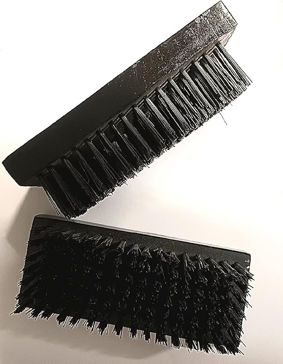 AuraHome Pair of Replacement Boot Scraper Brushes Stiff Nylon Bristles
