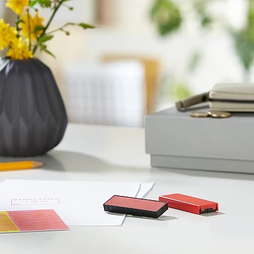 Miniatura 7 de Trodat Almohadillas de tinta de repuesto 64817 Paquete de 2 Tinta Roja para el Printy 4817 y 4813