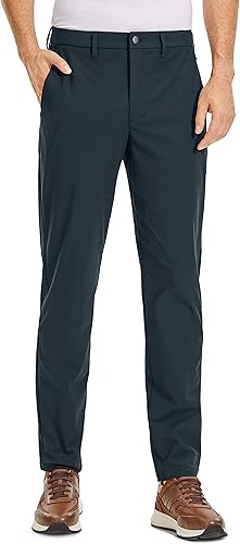 CRZ YOGA Pantalones de golf cómodos para todo el día, tallas 303234 pulgadas de hombre, secado rápido, ligeros, con bolsillos, casuales