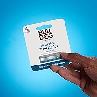 Vista 6 de Bulldog Recambios de cuchillas de afeitar para hombre para el cuidado de la piel y el aseo de la piel sensible, 4